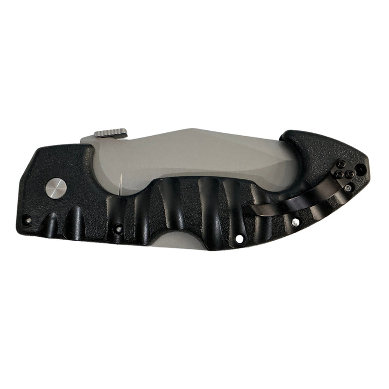 Cuchillo Maxi Empuñadura, texturizada, Plegable Acero en Frio JF027