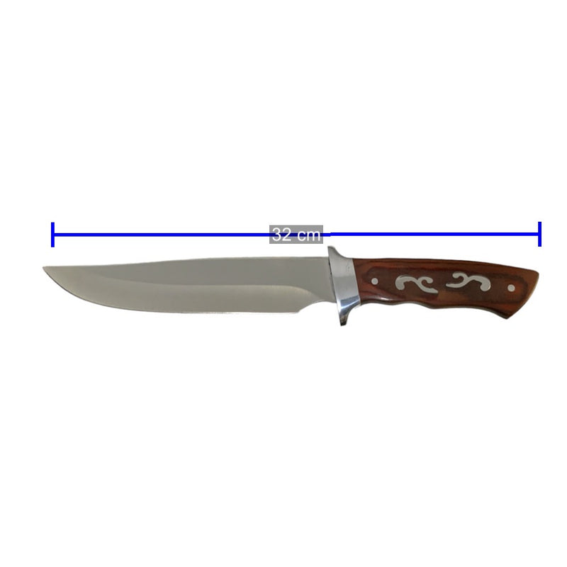 Cuchillo con funda hoja lisa JF036