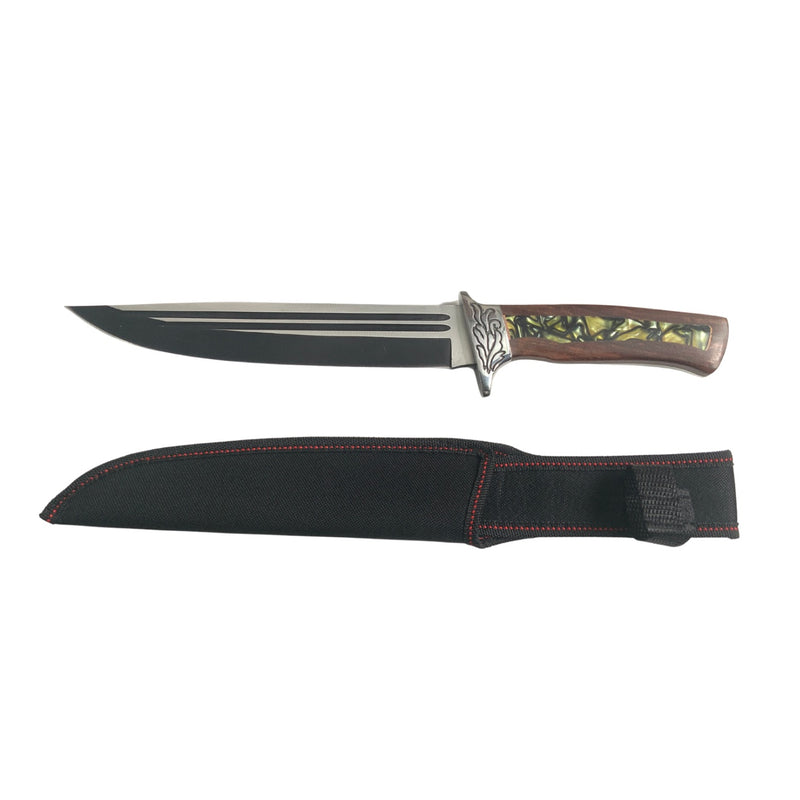Cuchillo Afilado, Sendero de Pesca y Caza Color Plateado JF0522