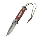 Navaja Bolsillo Táctica Clip *Premium* cuerda Paracord Acero Inox JF364