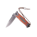 Navaja Bolsillo Táctica Clip *Premium* cuerda Paracord Acero Inox JF364