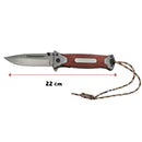 Navaja Bolsillo Táctica Clip *Premium* cuerda Paracord Acero Inox JF364