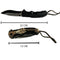 Cuchillo Automatico de Caza, c/cuerda paracord JF767C