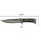 Cuchillo c/relieves, mango, funda, cubierta madera 18cm JF815
