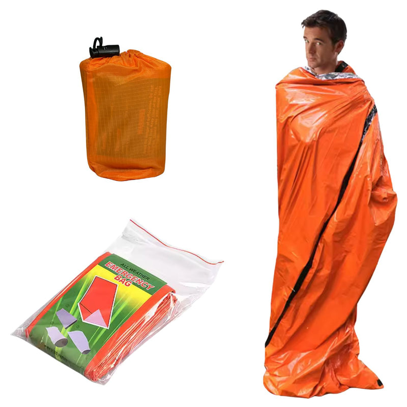 Manta Emergencia Térmica Impermeable Retiene 90% Calor Corporal JF823