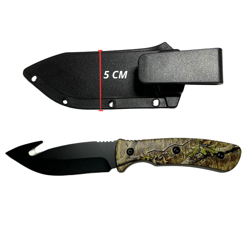 Cuchillo Outdoor Corta soga Clip Cinturón Hoja Sierra JF825