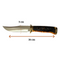 Cuchillo curvo artesanal funda Dragón 26 cm JF840