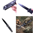 Navaja de Bolsillo Hoja Negra + Clip JF846