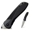 Navaja Plegable Táctica Bolsillo Clip Ergonómica Acero Inoxidable 22.5cm EDC JF849