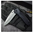 Navaja Plegable Táctica Bolsillo Clip Ergonómica Acero Inoxidable 22.5cm EDC JF849