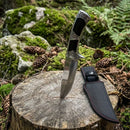 Cuchillo Caza Premium Supervivencia Camping Funda JF872