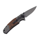 Navaja plegable Clip mango ergonómico inserción Madera JF874