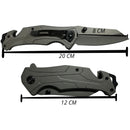 Navaja Compacta Plegable Corta cinturón Clip Mango Antideslizante JF877