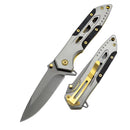 Navaja Bolsillo Profesional 20 cm · Mango Metálico con Clip Outdoor JF887