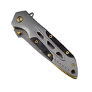 Navaja Bolsillo Profesional 20 cm · Mango Metálico con Clip Outdoor JF887