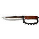 Cuchillo Camping 32 cm Empuñadura Nudillera + Funda JF891