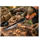 Cuchillo Supervivencia Con Funda Acero Afilado camping Outdoor JF895
