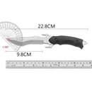 Cuchillo Multifuncional Cortador Cuerda Sierra Acero Inoxidable Rescate EDC JF906