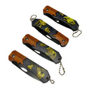 Mini Navaja Plegable diseño Fauna simulación Mango madera Set de 4 pzs JF913
