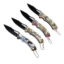 Mini Navaja plegable Bosque EDC 16/9 cm Surtido Set de 4 pzs JF914