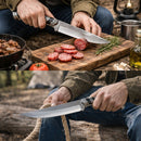Cuchillo Tipo Bowie Hoja Larga con Funda JF922