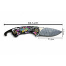 Cuchillo EDC Rompevidrio Cortacinturón Diseño Grabado Surtido JF935