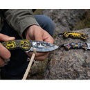 Cuchillo EDC Rompevidrio Cortacinturón Diseño Grabado Surtido JF935