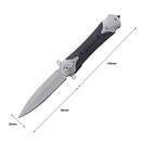Navaja Táctica EDC Rompevidrio Hoja Afilada Acero JF958