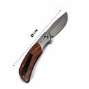 Cuchillo Navaja Plegable Bolsillo Outdoor Camping uso Diario Clip JF963
