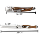 Navaja Plegable Clásica De Madera Premium EDC JF979
