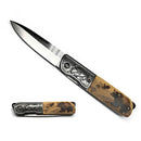 Navaja Grabado Toro Mango Decorativo Oso Plegable Cazador JF981