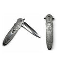 Navaja Calavera Metálica Plegable EDC Supervivencia JF984