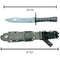 Cuchillo sanake eye Bayoneta M9 12pg c/Funda JFD81