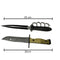 Cuchillo de supervivencia hoja fija con funda JFHK202