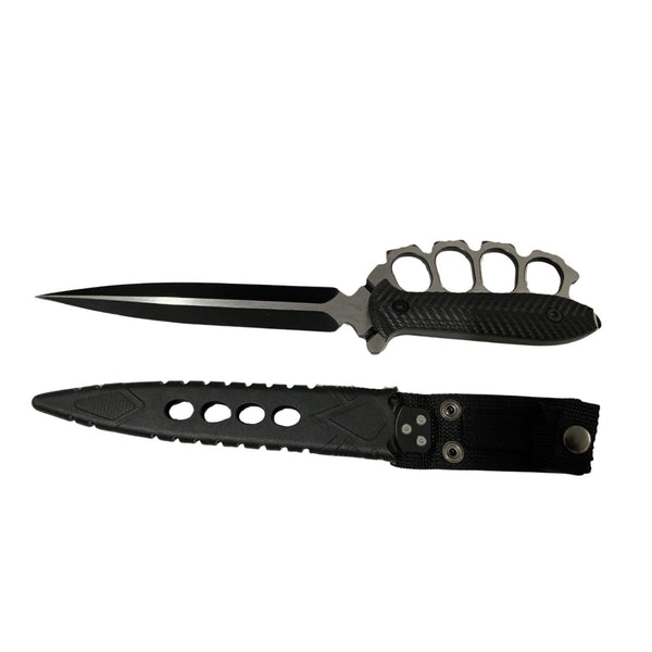 Cuchillo de supervivencia hoja fija con funda JFHK202