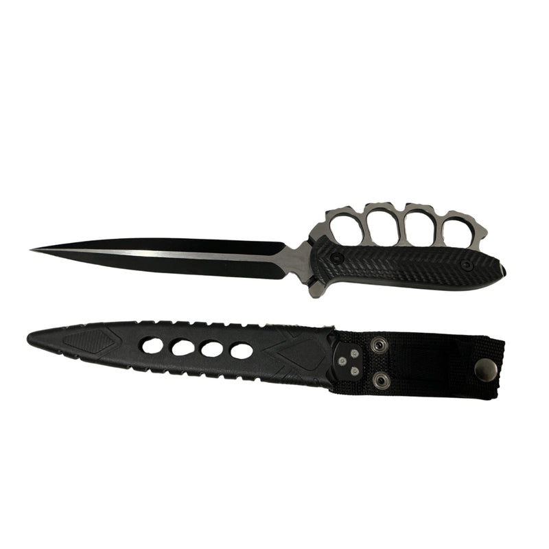 Cuchillo de supervivencia hoja fija con funda JFHK202