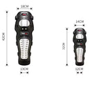 Kit Rodilleras + Coderas Ajustable Protector Acero Inoxidable JFHX1