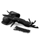 17 en 1 Navaja Multitool Plegable EDC puntas estándar tipo 1/4”(6.35 mm) +Funda JFK9009