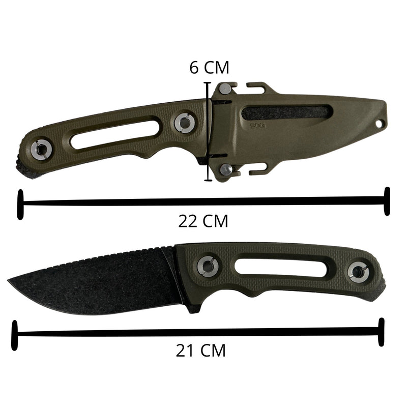 Cuchillo de Supervivencia Para Camping, c/clip JFSK42