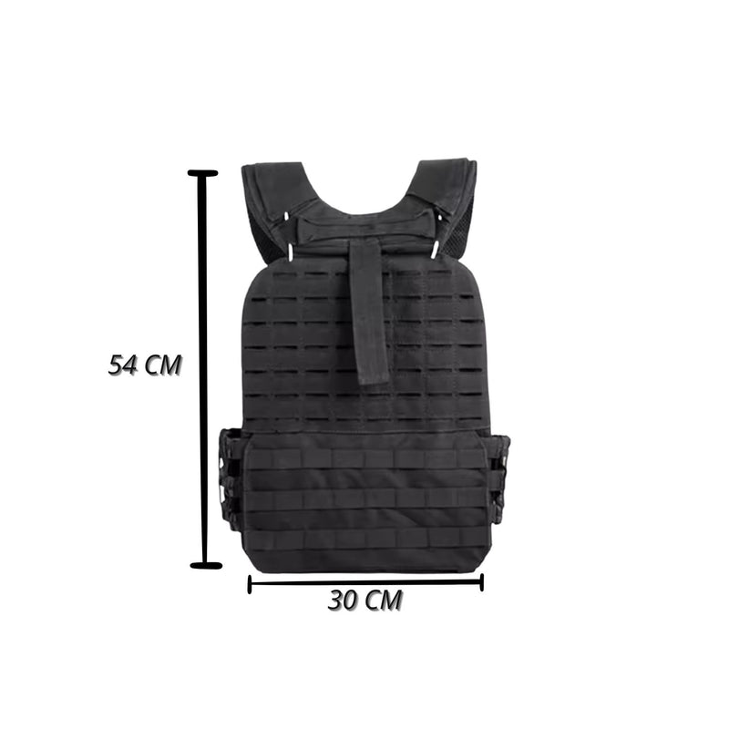 Chaleco porta placas MOLLE laser Reforzado full contactel JYB139