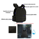 Chaleco porta placas MOLLE laser Reforzado full contactel JYB139