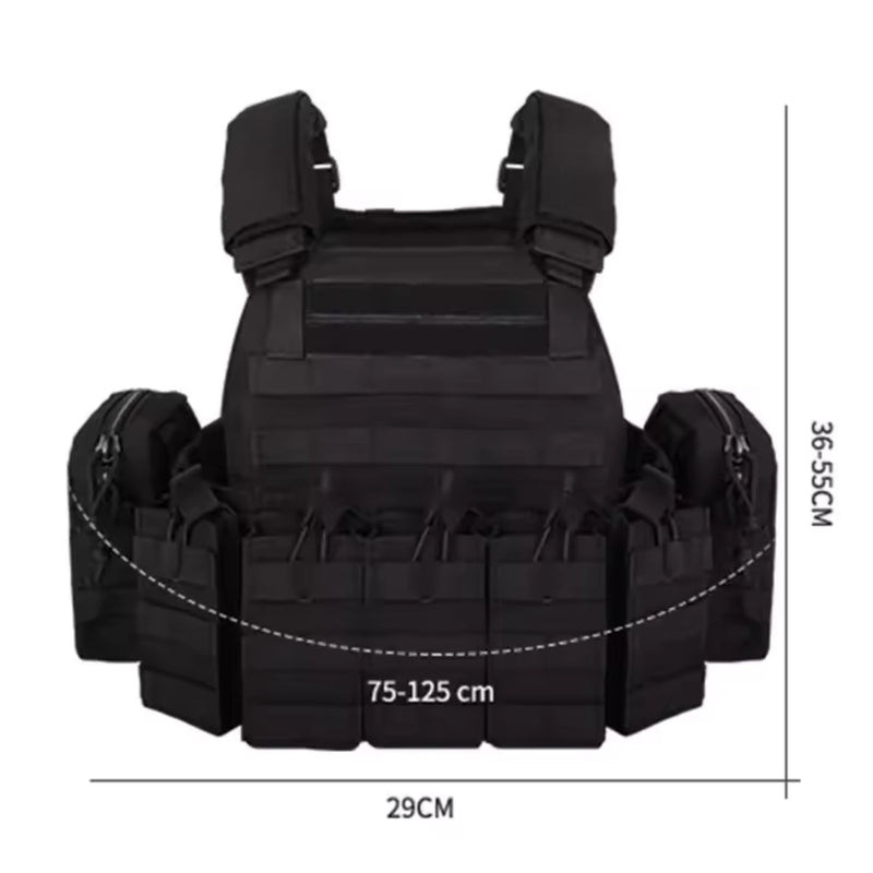 Chaleco Porta cargadores  / placas Bolsas Desmontables Molle JYB145