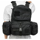 Chaleco Modular Liberación Rápida Bolsas Multiusos Sistema MOLLE Ajustable JYB161