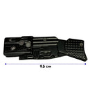 Navaja Plegable Seguro de Bloqueo + Clip Drop Point Negra 17cm KA808