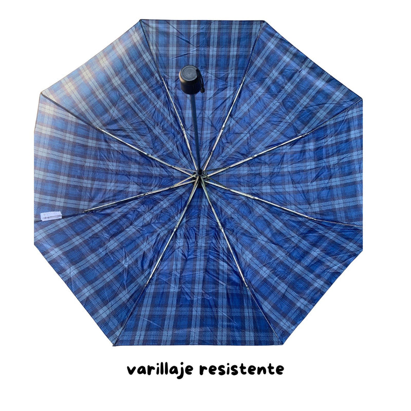 Sombrilla de bolsillo retráctil 3 alturas con funda SURTIDO LLD03-E