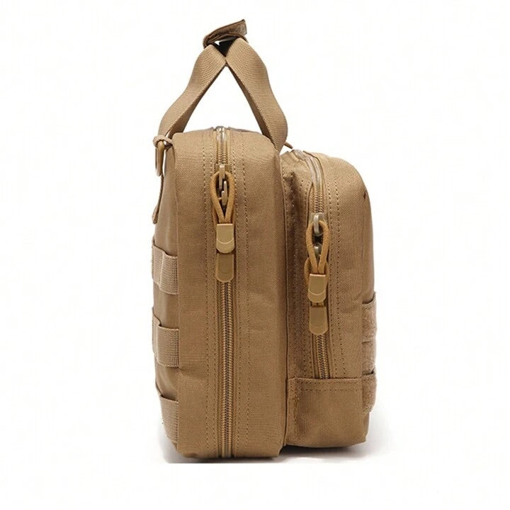 Mochila maletín para arma  y accesorios sistema molle y porta parches LYB6