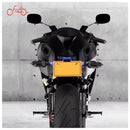 Porta Placa Trasera Moto Deportivo Universal Ajustable Tipo Racing CNC MTC042