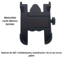Soporte Universal MOTOCICLETA 1 puerto USB Smartphone 360° Antivibración  MTC046