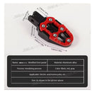 Estribos Reposapiés Motocicleta Abatibles de Aluminio Antideslizantes MTC048