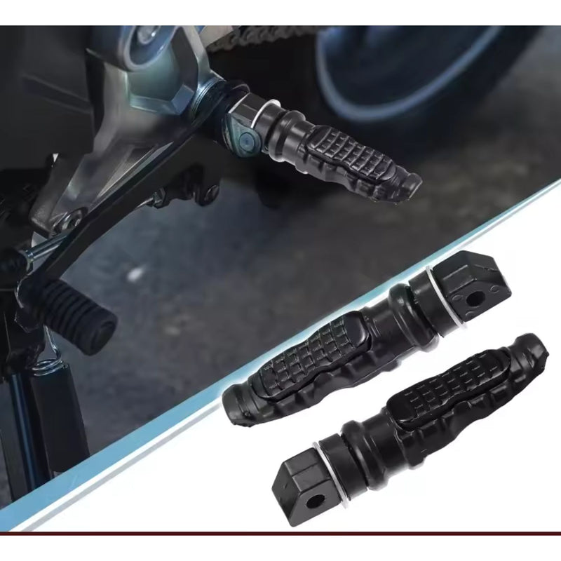 Reposapiés MOTOCICLETA Estriberas Plegables Aluminio Ergonómico Universal MTC049